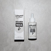 Beard Milk, King of Wood scent with box by Milkman Grooming Co
