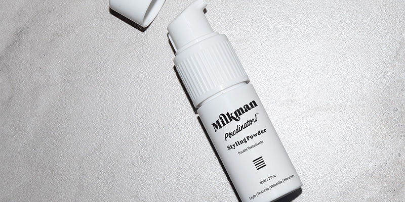 mens hair styling powder made in australia by Milkman Grooming Co