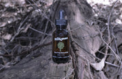 Organic beard oil in bush ten trees scent